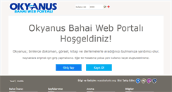 Desktop Screenshot of okyanus.bahaitr.org